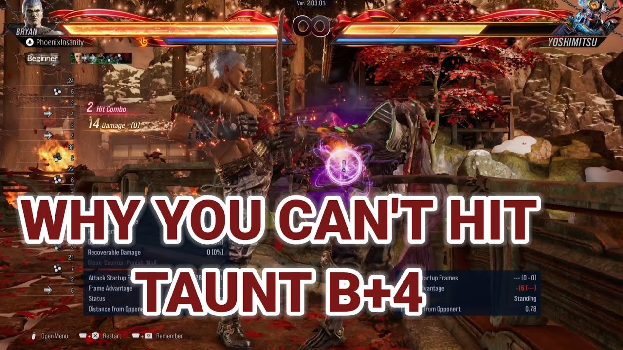 Tekken 8 Bryan Taunt B4 | How to Taunt Cancel