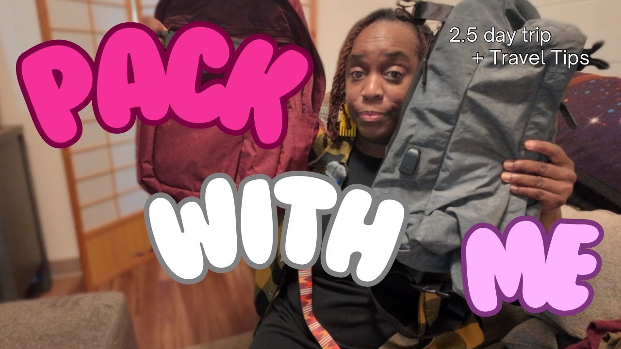 🧳✈️ Pack with me for a quick 2.5-day getaway!
