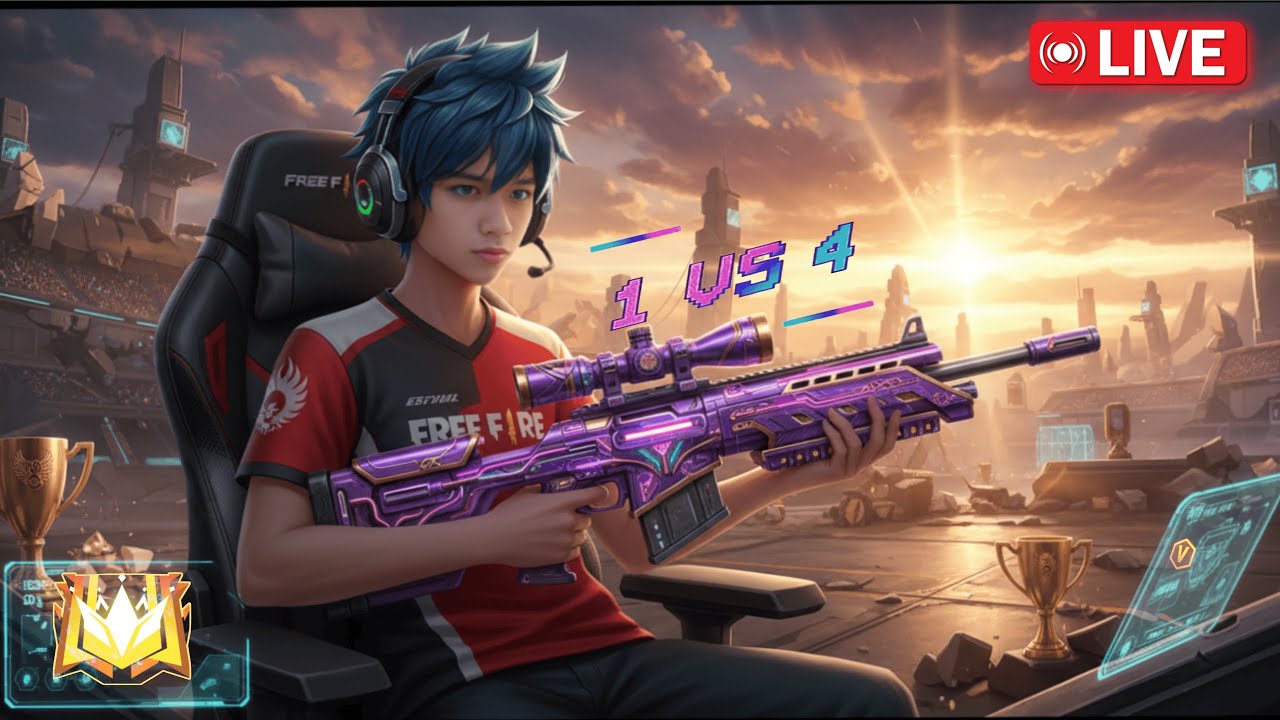 Headshot Only | Free Fire Live ប្រុសស្មោះកម្ពុជា