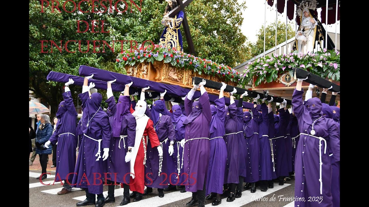 Procesión del Encuentro 2025 en Cacabelos