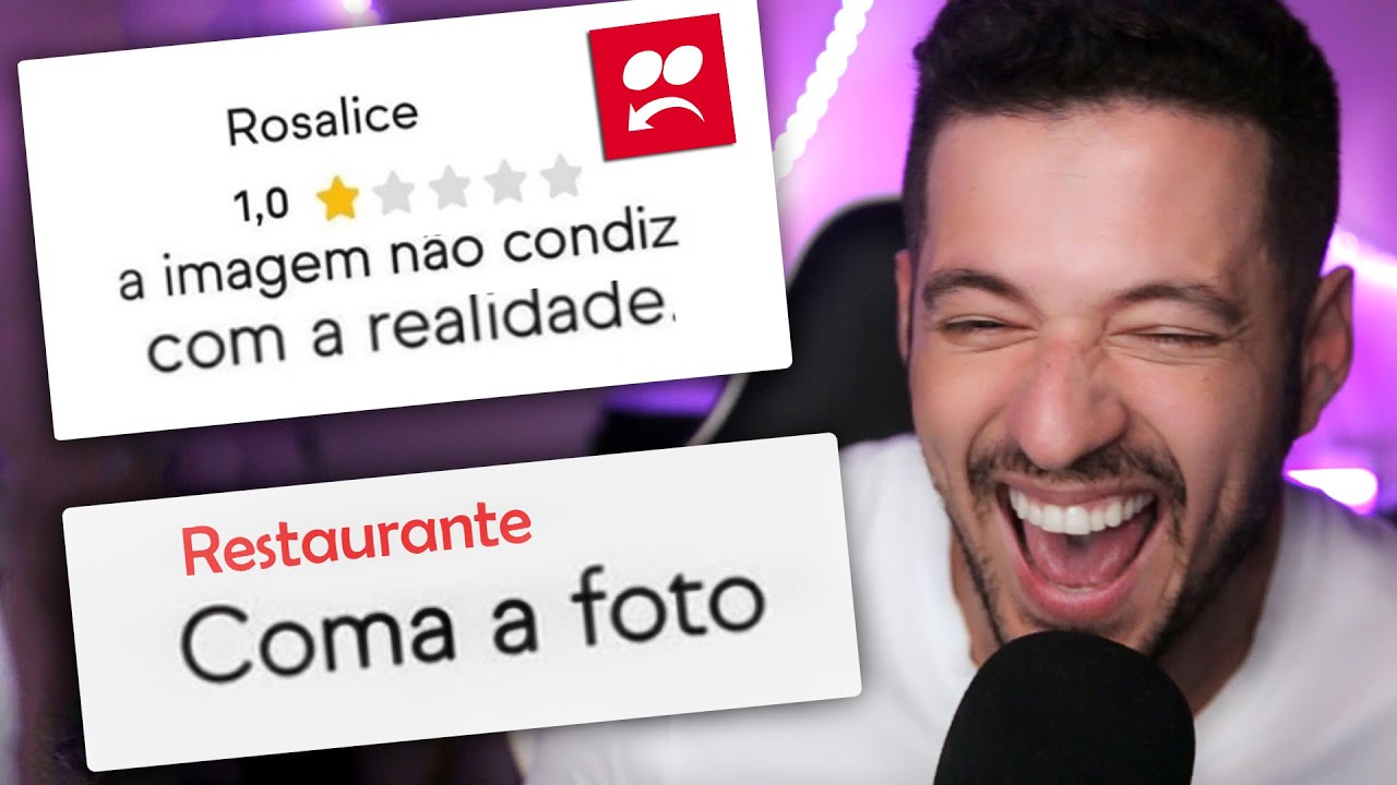 Piores (ou melhores) avaliações do IFOOD