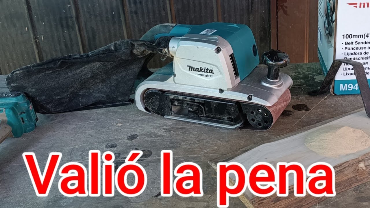 lijadora de banda MAKITA muy BUENA 😲💸