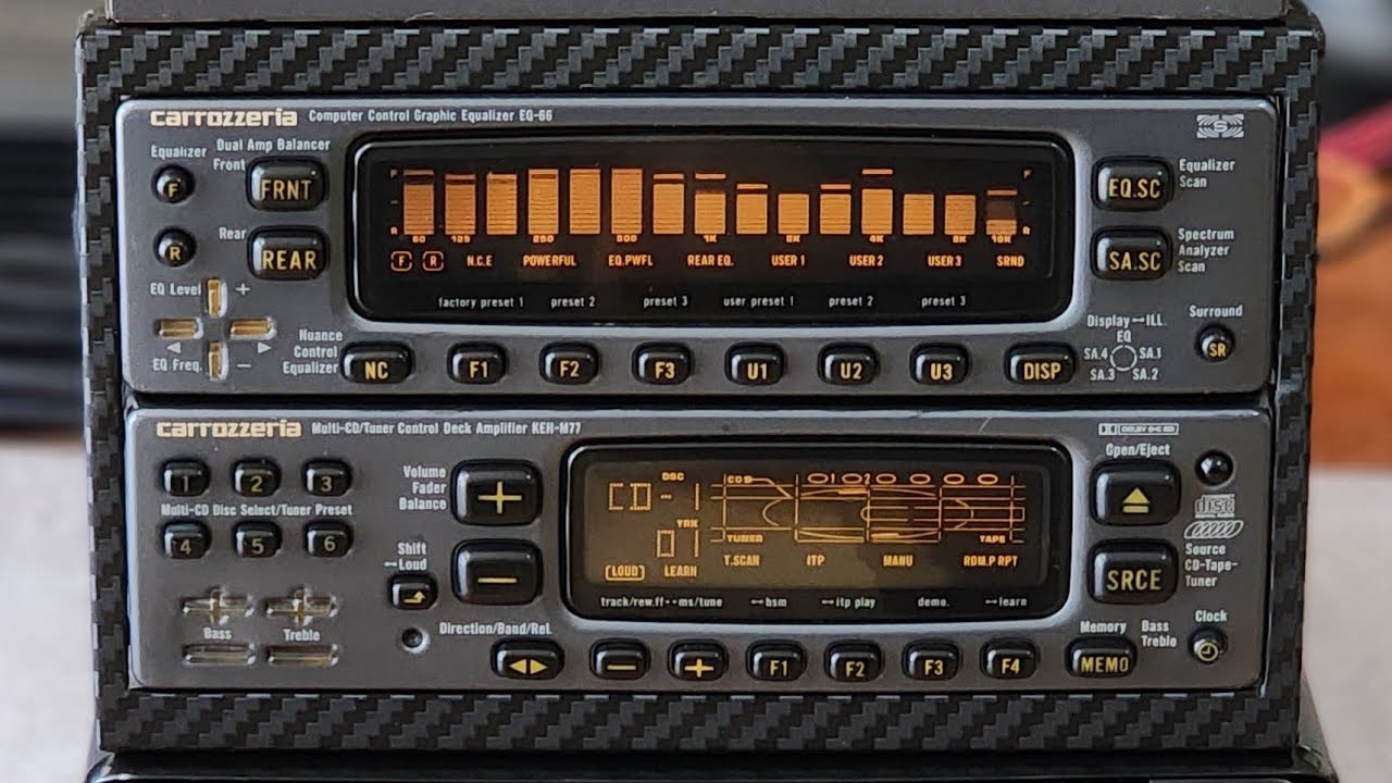 CARROZZERİA KEH-M77 EQ-66 GEX-T60 CDX-M50 NOSTALJİ RESİTAL VİNTAGE ESKİ SERİ MADE IN TOKYO JAPAN