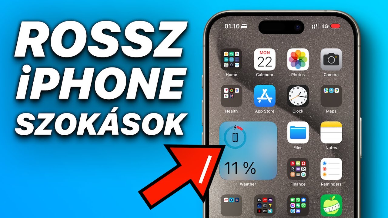 Rossz iPhone szokások... (NE CSINÁLD!)