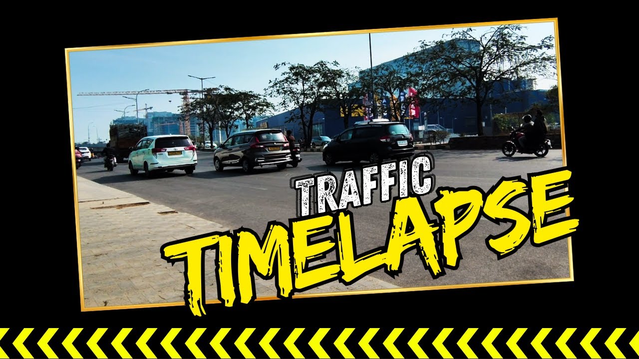 Cinematic Traffic Timelapse: Hyderabad Mindspace Road | IKEA | 4K Urban Flow
