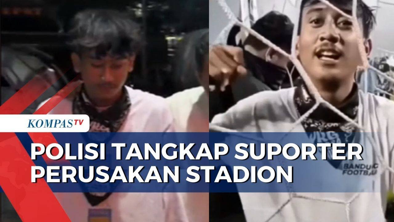 Perusakan Gawang saat Pesta Kemenangan Persib, 1 Oknum Bobotoh Ditangkap