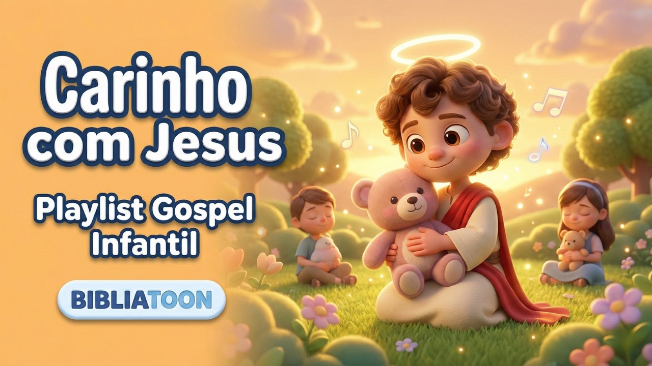 Música Gospel Infantil 🧸 Canções de Carinho com Jesus | BIBLIATOON
