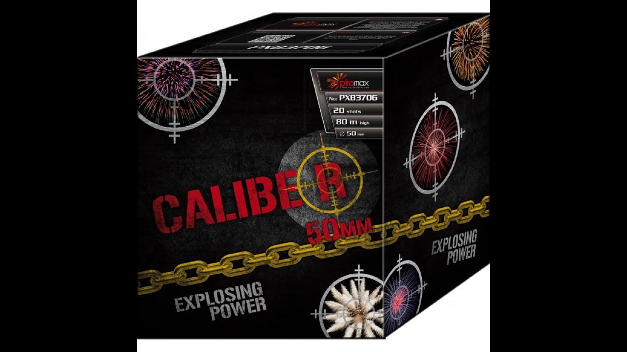 PXB3706&nbsp;Caliber 50mm 20 Schuss 6161-PXB3706 www.pyrothron.com