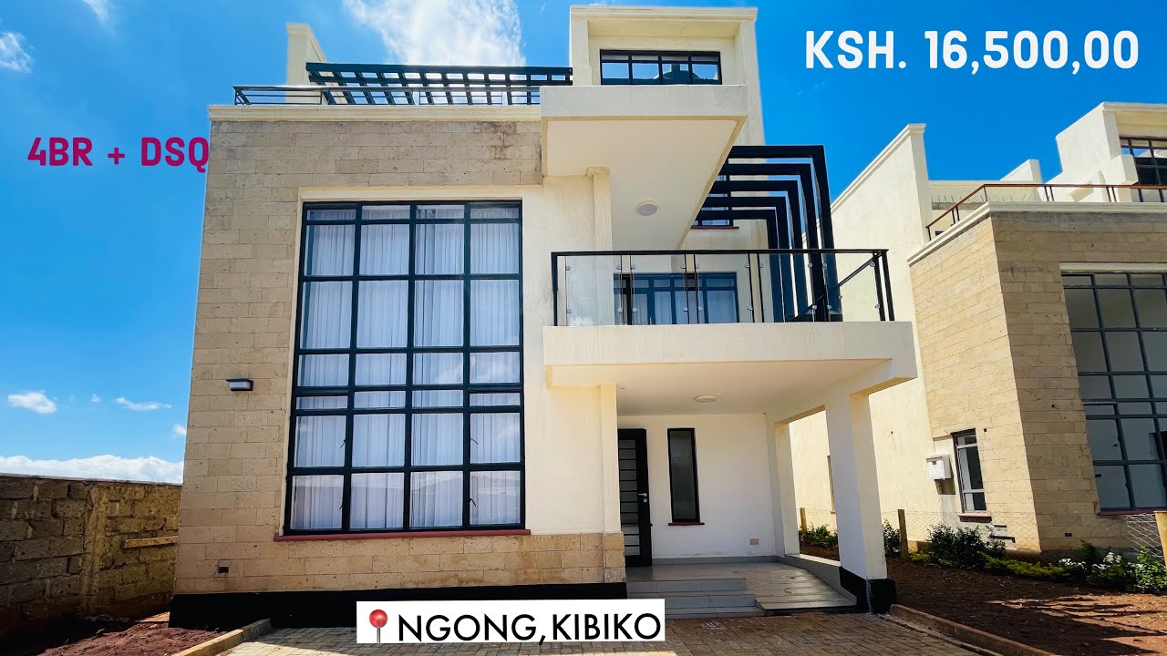👌EXQUISITELY DESIGNED 4BEDROOM TOWNHOUSE ✅KSH. 16.5M in 📍NGONG KIBIKO