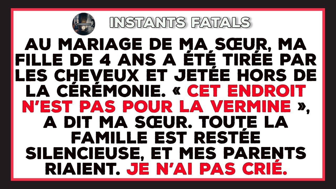 Ma Sœur A Tiré Ma Fille De 4 Ans Par Les Cheveux Et L’a Jetée Hors De Sa Cérémonie De Mariage.