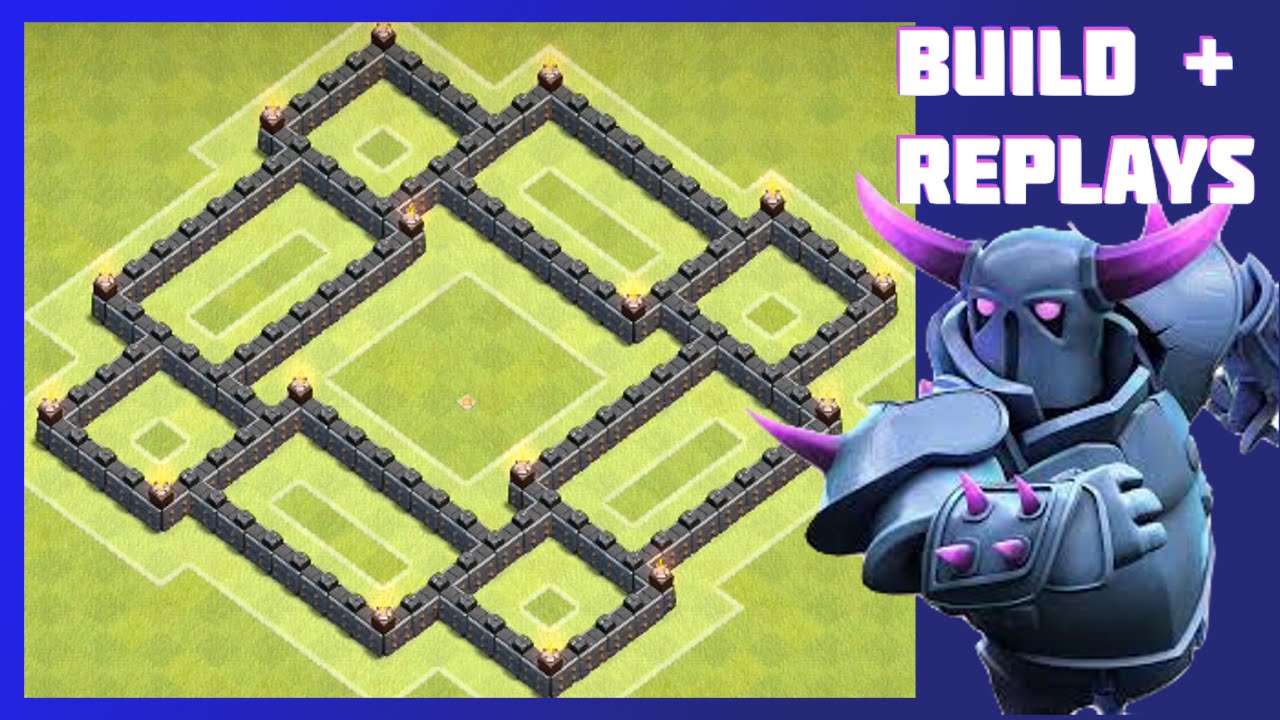 New BEST Th6 War/Trophy Base (Build+Replays) | The Royal | Anti-Giant & Hog - New Update Xmas