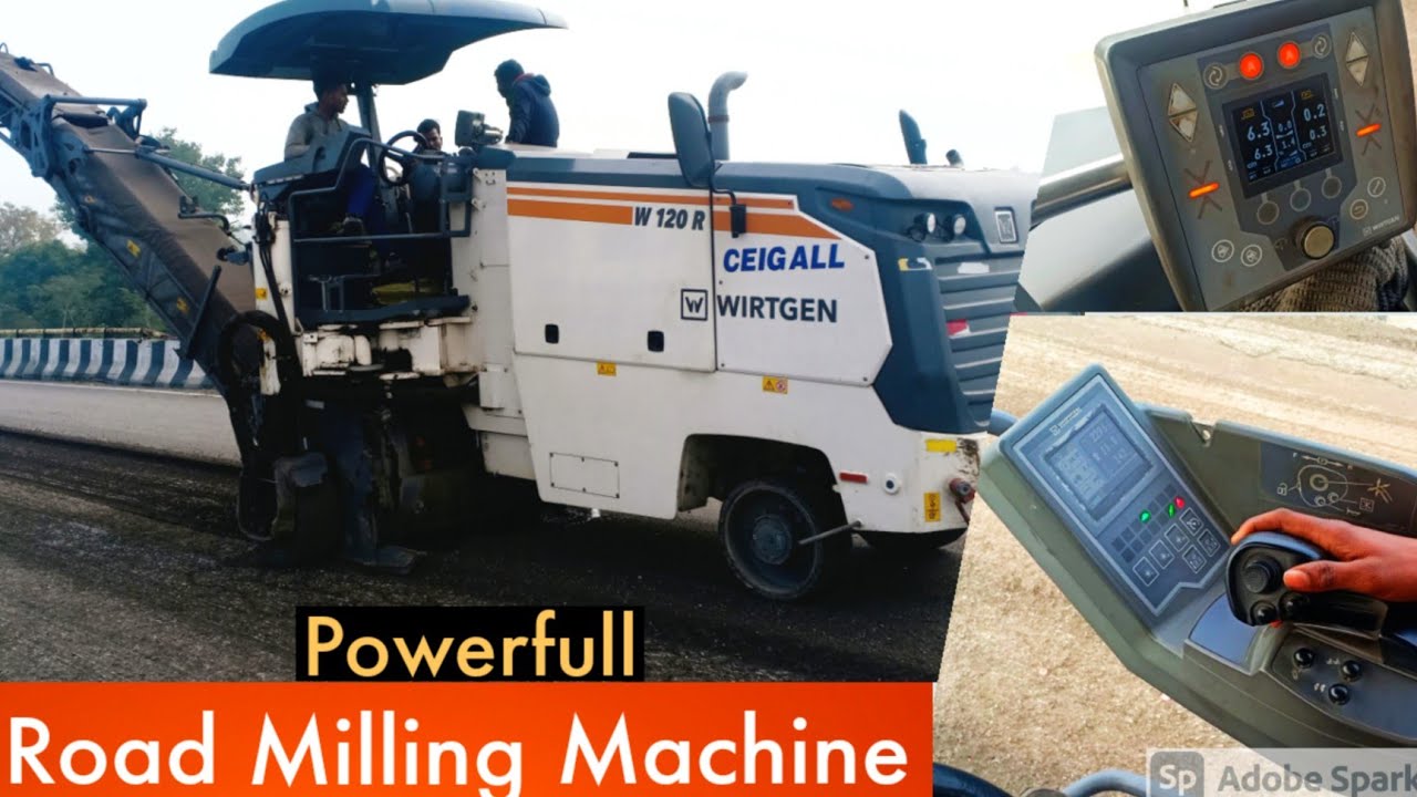 World Biggest Road Construction Machines || Writgen Milling Machine