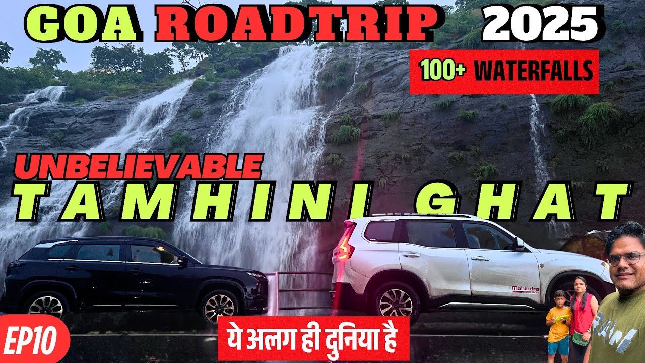 Delhi to Goa By Road | EP10: Tamhini Ghat Unbelievable♥️ | Goa Roadtrip #travelvlog #goa #mumbai
