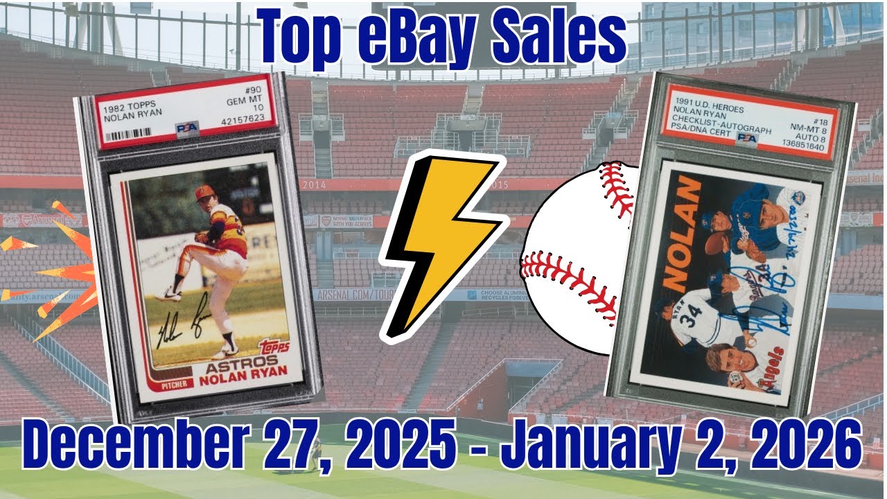 Самые крупные продажи на eBay с 27 декабря 2025 года по 2 января 2026 года