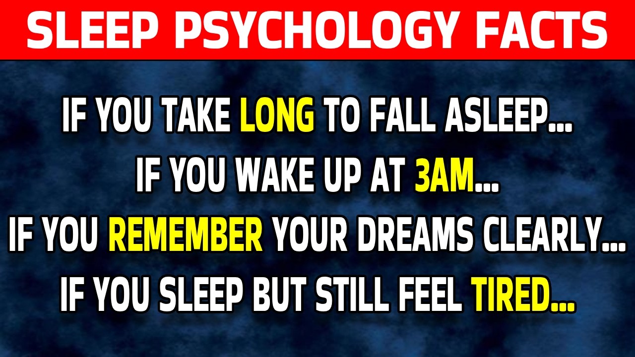 Psychological Facts About Sleep Backed by Science