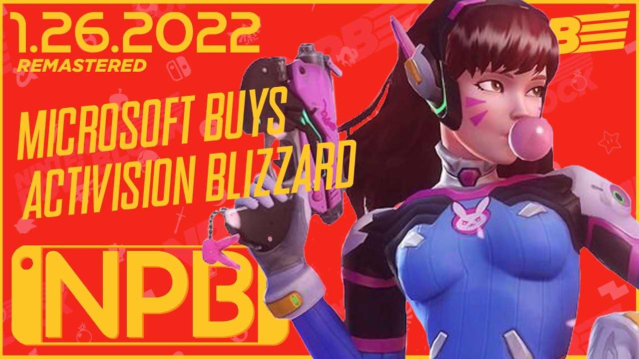 Microsoft Buys Activision-Blizzard - Nintendo Pow Block 1.26.2022