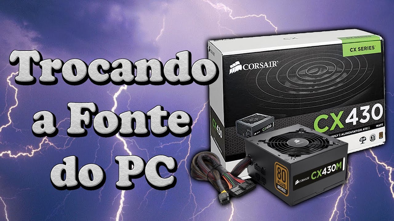 Como trocar a Fonte do PC? O que alimenta cada cabo? | Tutorial Passo a Passo
