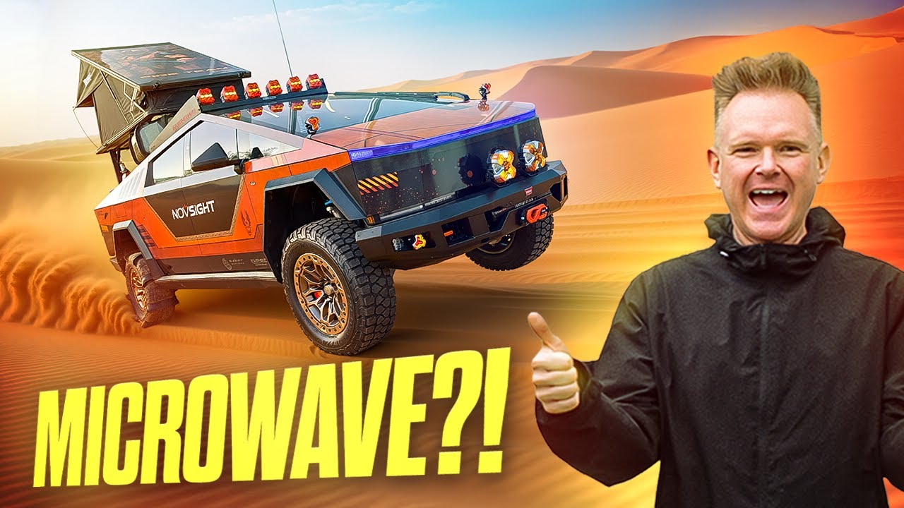 Tesla Never Saw This Coming: The Cybertruck You Can LIVE In… and JUMP Over Dunes!!