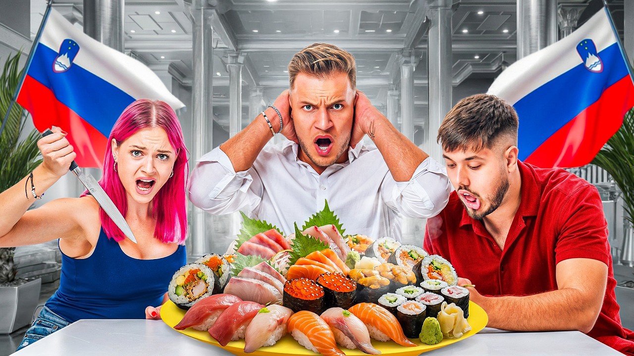 NAJBOLJ&Scaron;I SUSHI V SLOVENIJI! 🇸🇮 / Eating With Andrej