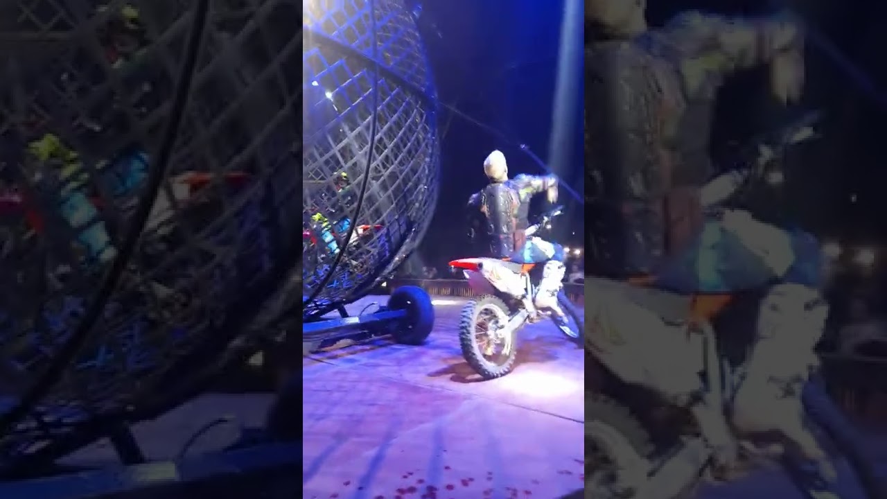 globe  of death big kids circus 2022
