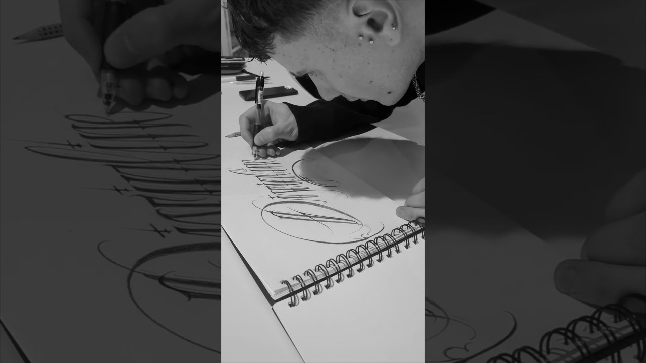 Calligrafia a matita | Lorenzo Piaz