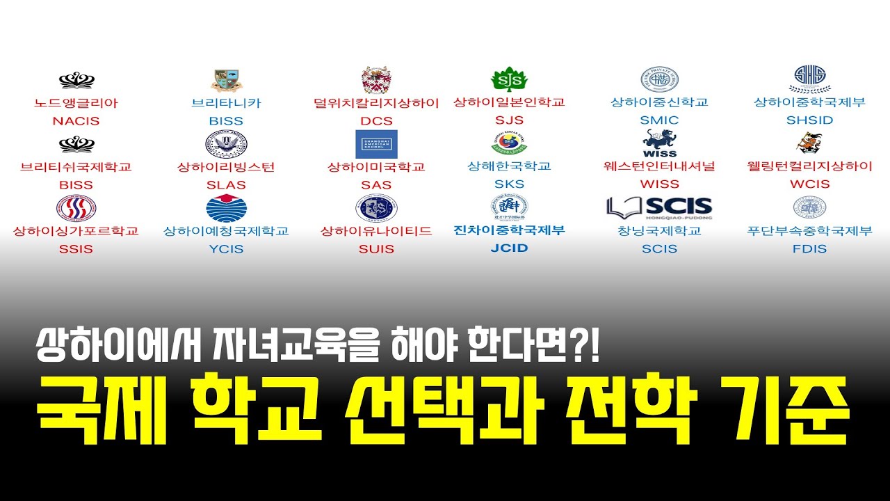 상하이 국제 학교 입학 준비를 위한 체크 포인트 정리 [중국, 돈 되는 부동산은 따로 있다]
