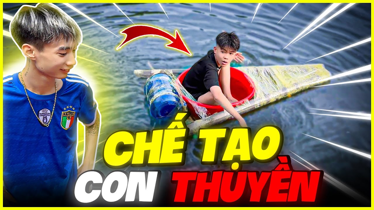 VLOG | Đức M&otilde;m Trầm Trồ , Khi Thấy T&ocirc;i Tự Chế Tạo Con Thuyền !!!