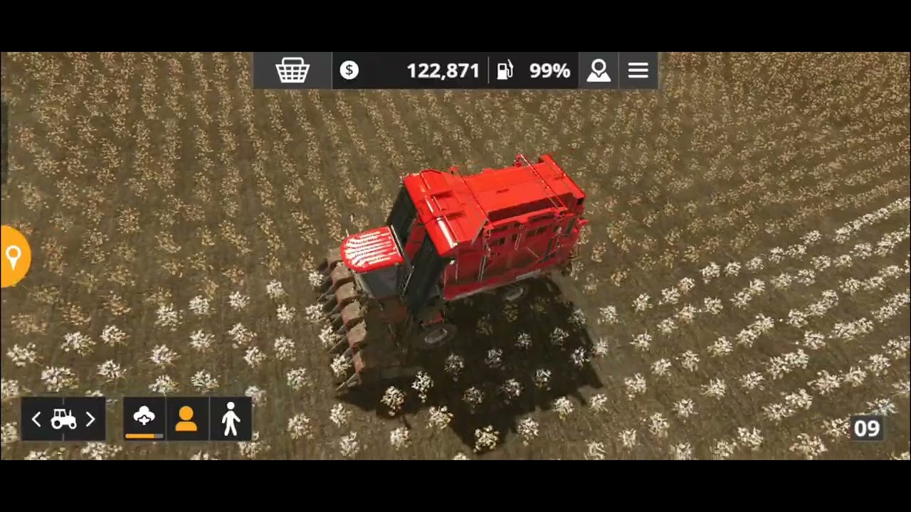 Farming simulator 20  🚜 harvesting a cotton 