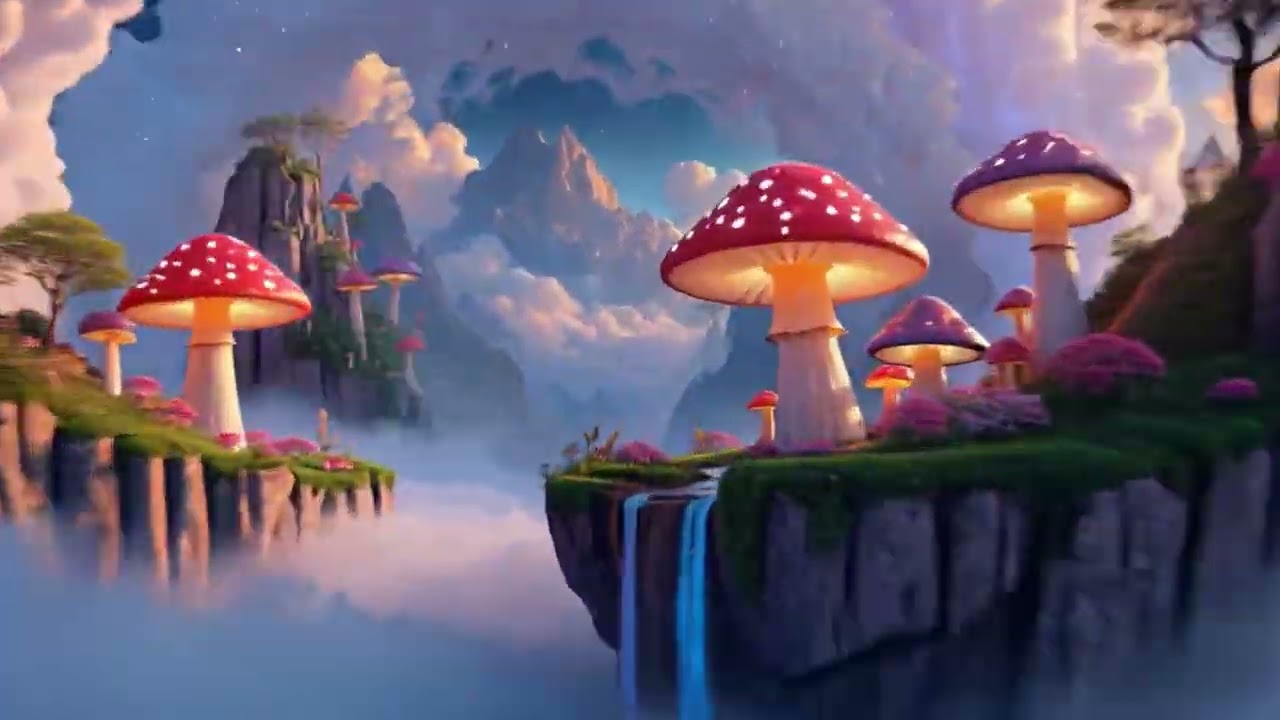 🍄🌈 Neon Mycelium | Psychedelic Trance Through the Living Mushroom Dream