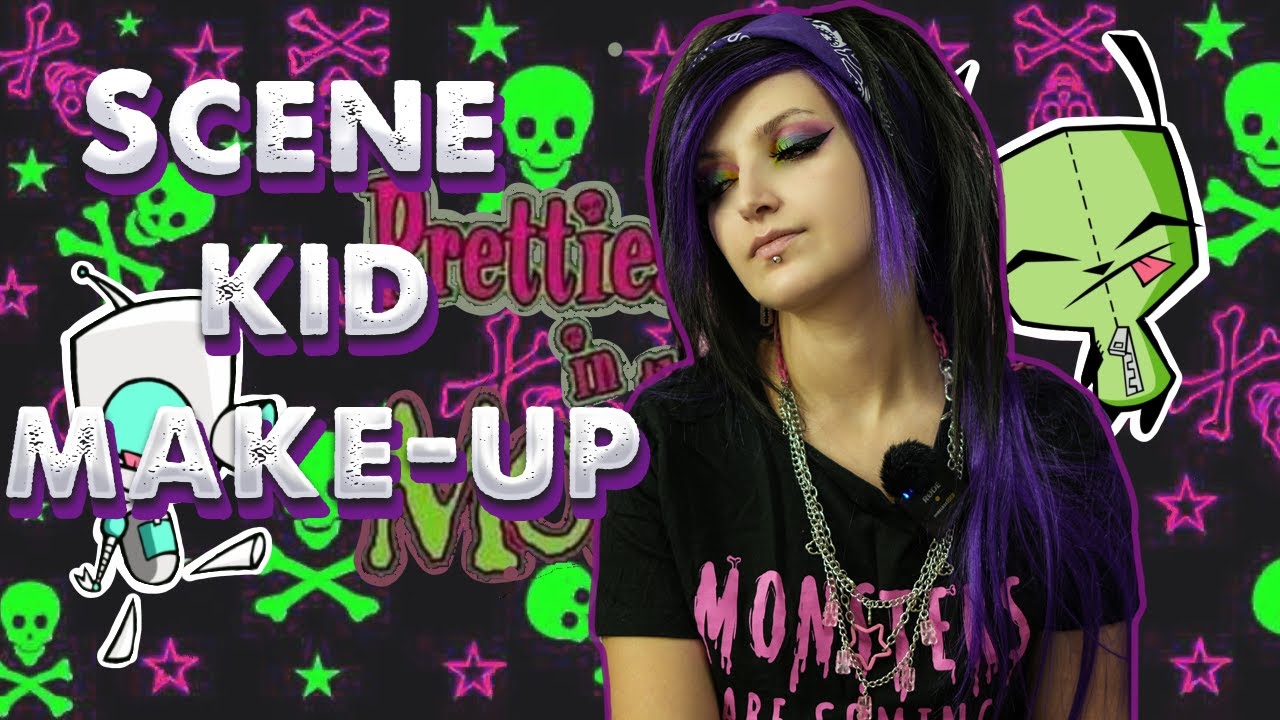 SCENE KID MAKE-UP | как стать эмо, сцен кидом ?