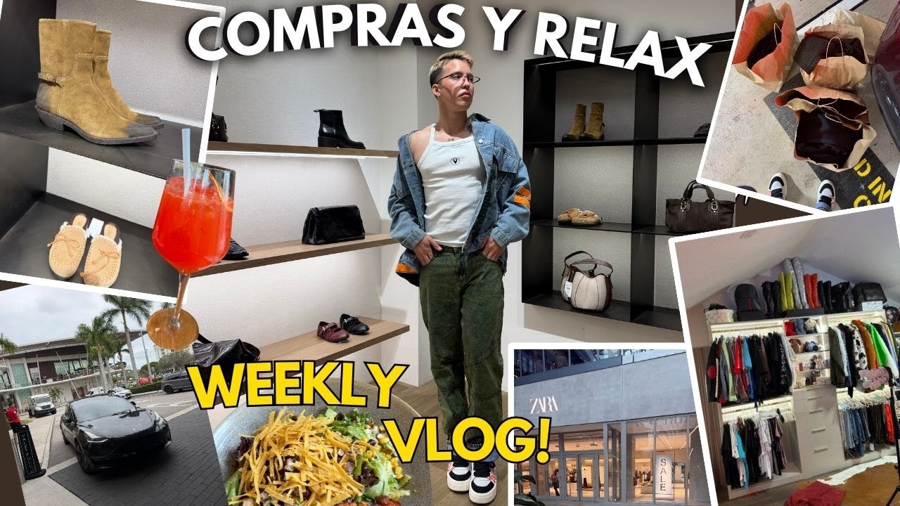 UNA SEMANA ESTRESANTE | MI PRIMERA VEZ EN ZARA Y RUTINA SEMANAL | VLOG ZARA