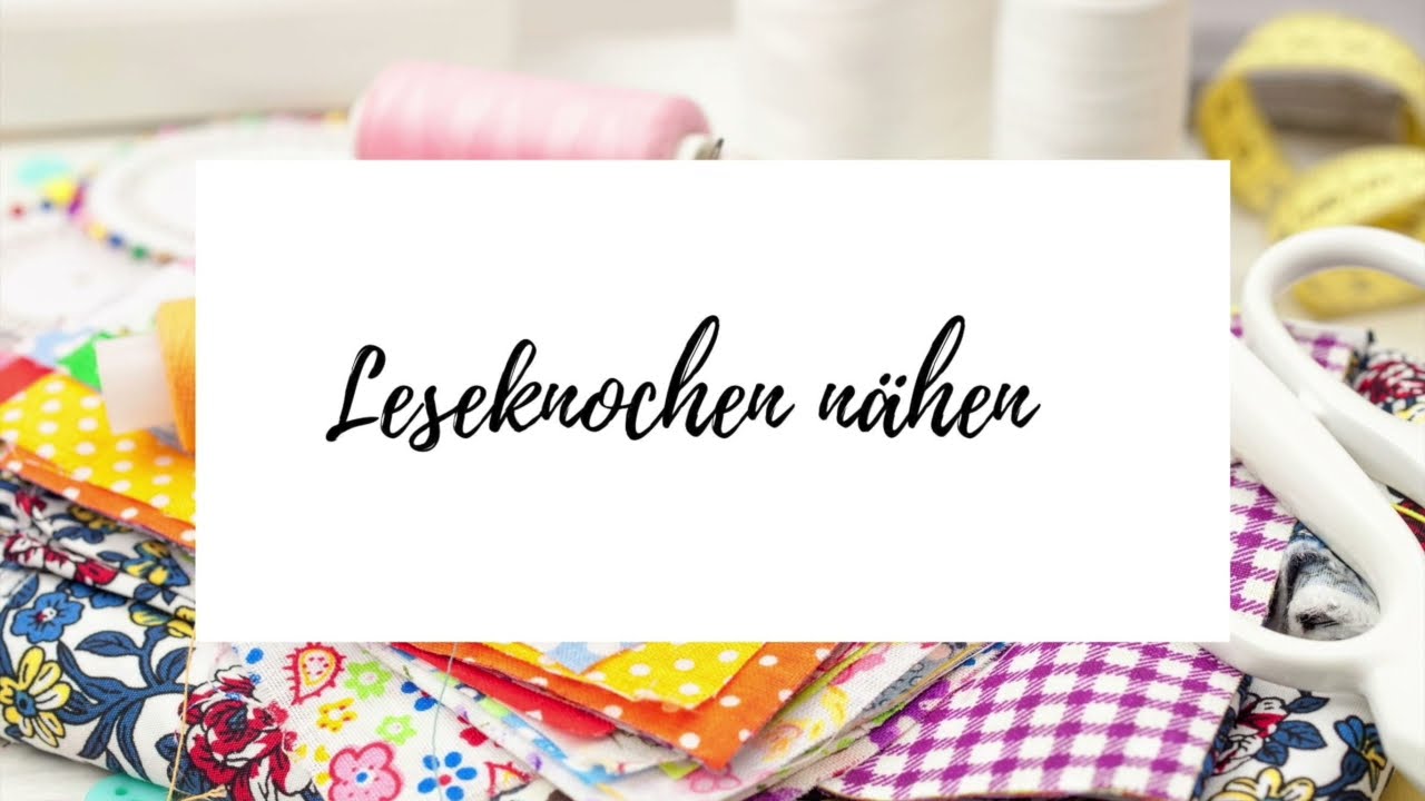 Leseknochen/ Lesekissen nähen - Last Minute DIY Weihnachtsgeschenke