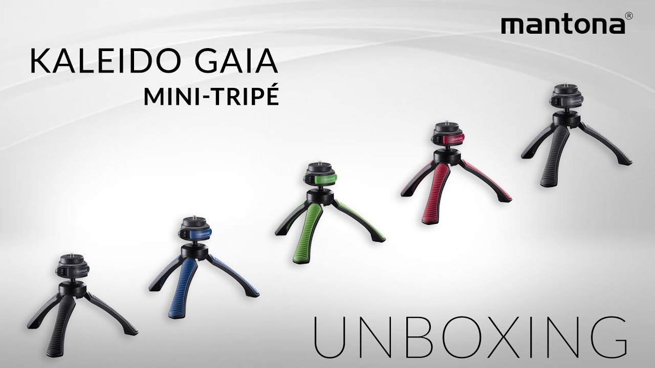 Mantona Kaleido Gaia - Mini-Tripé - UNBOXING