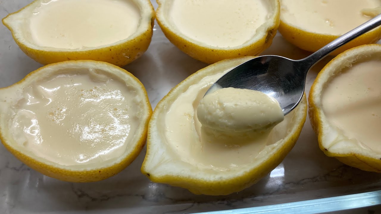 LEMON POSSET - POSTRE DE LIMON