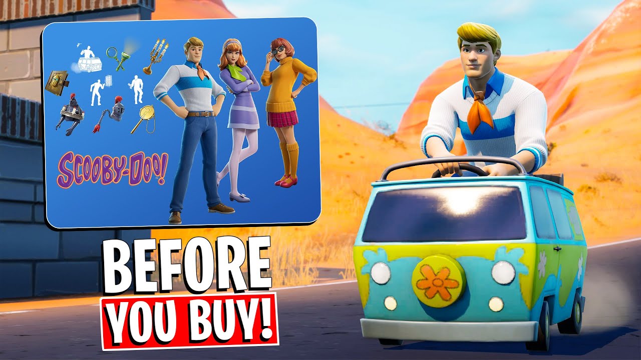 ФРЕД, ВЕЛМА и ДАФНА в FORTNITE! (Скуби-Ду)