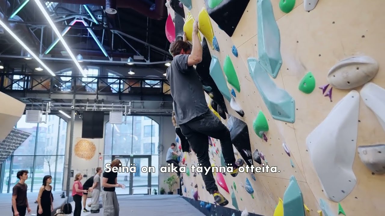 Project Konepaja -  boulderointia Helsingin sydämmessä!