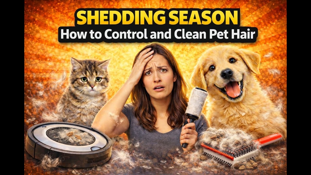 Shedding Season: How to Control & Clean Your Pet’s Fur Like a Pro