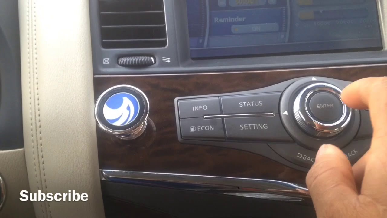 NISSAN PATROL 2012 MAINTENANCE DUE RESET