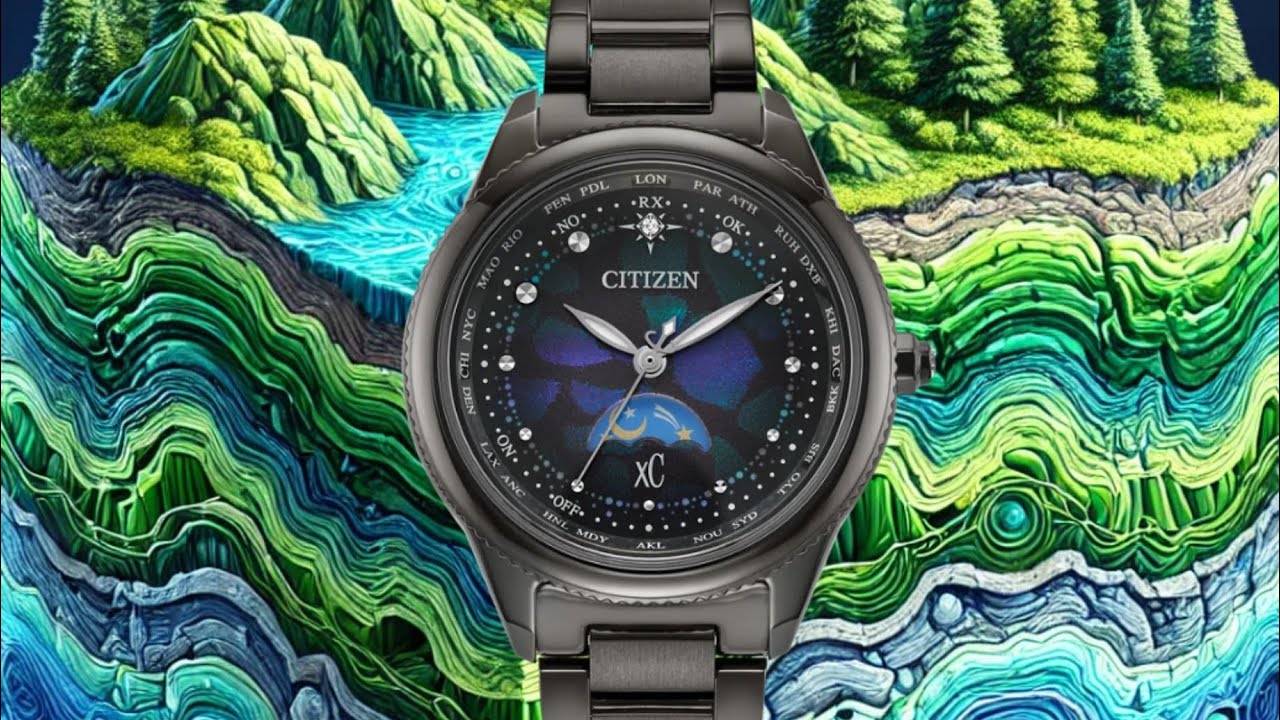 Citizen Earths Crust Moonphase Super Titanium Limited Edition EE1008-56E xC
