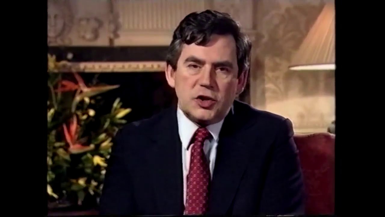 Budget broadcast by Gordon Brown, March 1999
