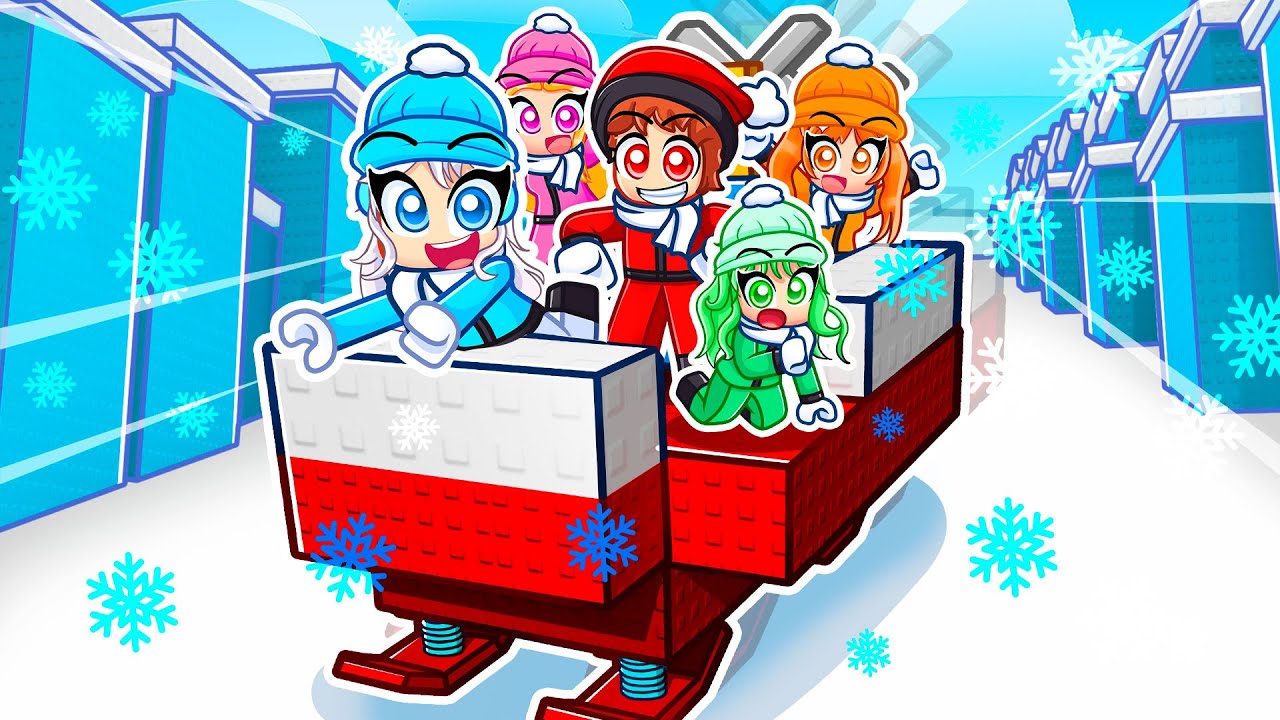 Techy играет в Roblox. Построй санки вместе с моими безумными фанатками...