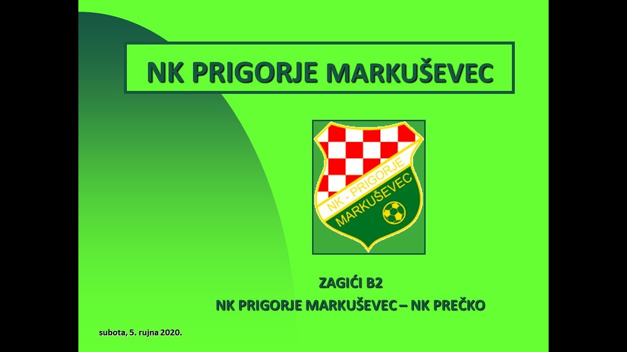 Zagići B2/2013 NK Prigorje Markuševec 4:8 NK Prečko
