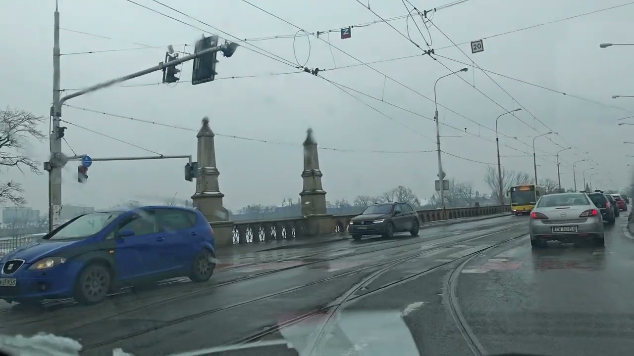 Wrocław, X15, 2026, Parking LIDL-a, Obornicka, jazda Mostami Osobowickimi, Korz.VID 20260217 130453