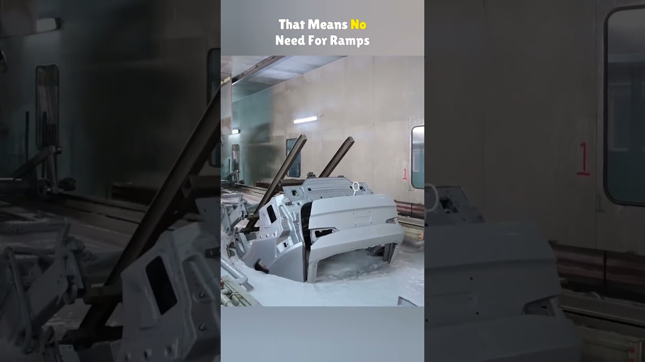 Why can't factory paint be perfectly restored #automobile #car #assembly #manufacturing