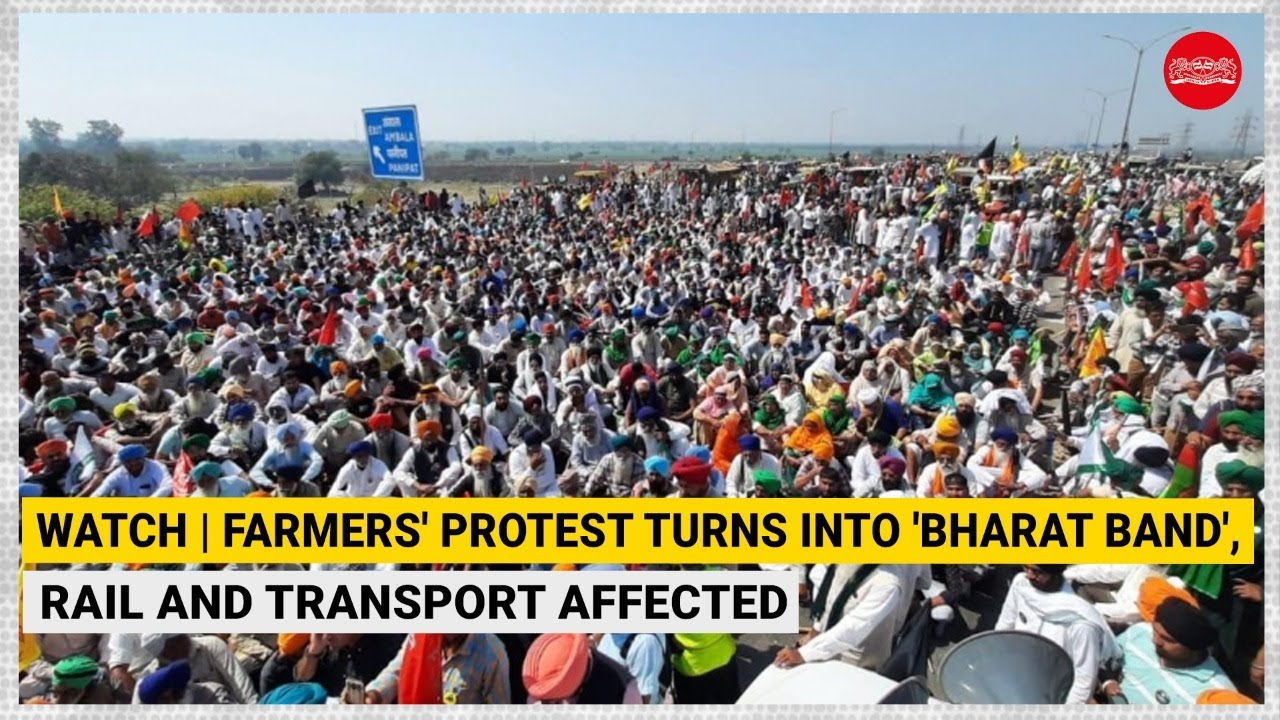 WATCH | Farmers' protest turns into 'Bharat Bandh' strike on four-month anniversary