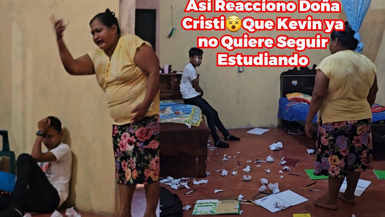 🚨Santo Dios😱A Doña Cristina Casi le da Un Inf4rt0😵Al Ver Todo los Cuadernos de Kevin en el suelo🤬