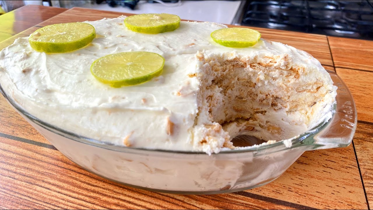 Si tienes limones prepara esta delicia de poste, el postre de limón más rico¡