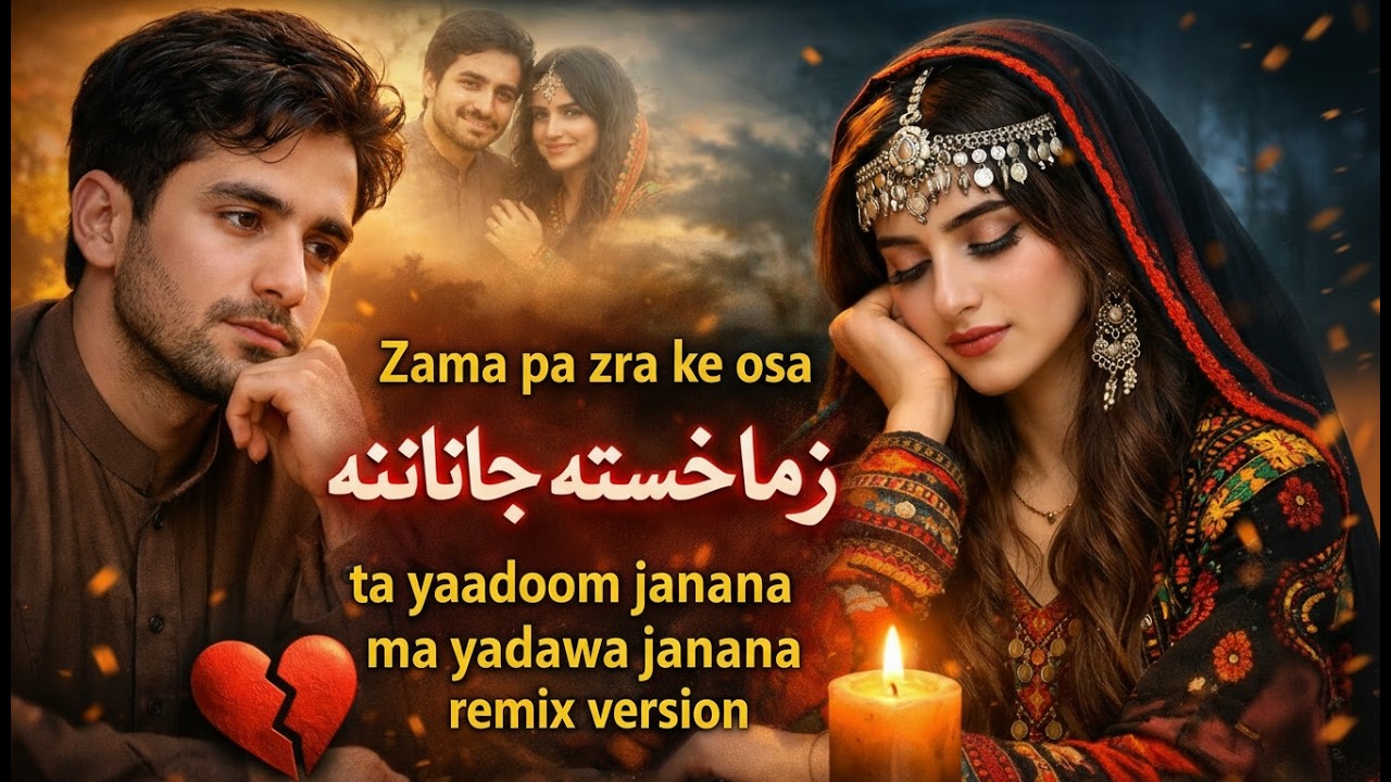 ZAMA PA ZRA KE OSA | TA YADOM JANANA MA YADAWA JANANA | PASHTO BEST GHAZAL REMIX #JhankarPashto