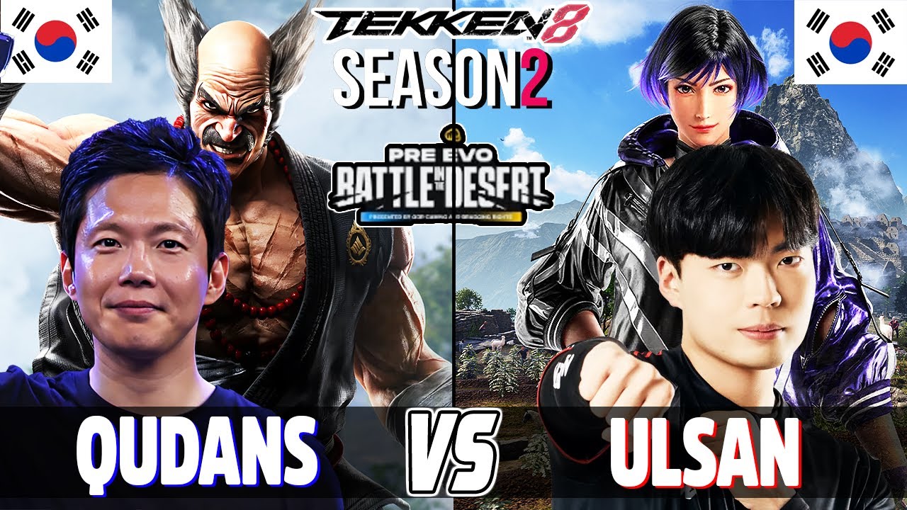 Z10 | Qudans 🇰🇷 (Heihachi) vs DNF | Ulsan 🇰🇷 (Reina) ➤ Pre EVO Battle in the Desert -Top 6 -Tekken 8