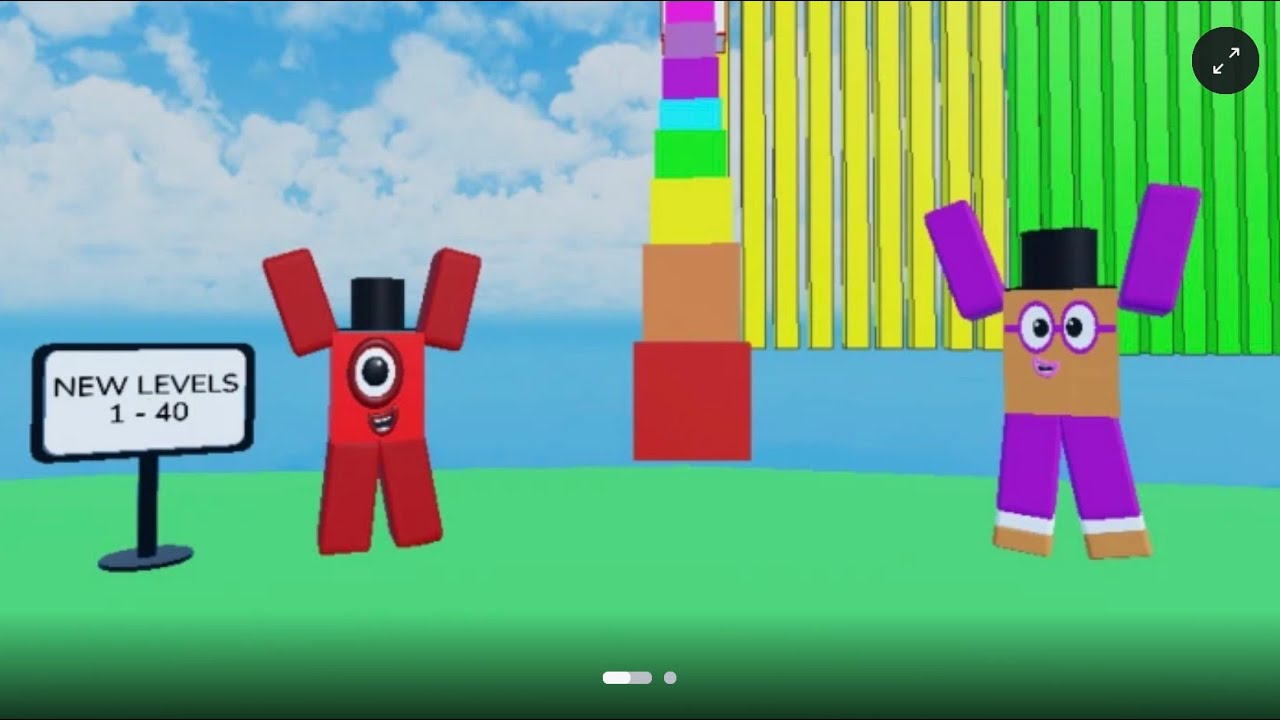 New NumberBlocks Obby 1 - 40 (39 Minutes￼ Video)